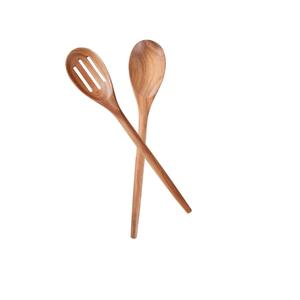 ชุดเครื่องใช้บนโต๊ะอาหารไม้แบบปรับขนาดได้พร้อมชุดทำจากไม้ธรรมชาติสำหรับทำอาหารและช้อนตักช้อนกรองไม้ช้อนเครื่องใช้ในครัว - Product Image 4