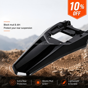 Защитный пластиковый задний брызговик JFG Factory Direct черного цвета для Surron Ultrabee Pit <span class=keywords><strong>Bike</strong></span>, улучшенные аксессуары - Product Image 6