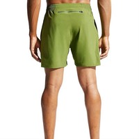 Shorts Cargo en Toile Tricotée pour Homme Style Urbain, Polyester Coton, Séchage Rapide, Respirant, Anti-UV, Écologique, Élastique