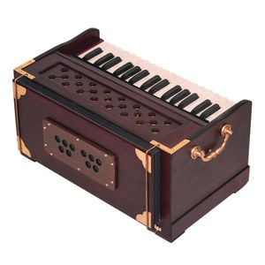 Harmonium traditionnel en bois conçu pour les débutants et les joueurs avancés adapté aux cours de Bhajan Kirtan et de musique - Product Image 3