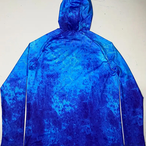 Sweat-shirts de pêche à manches longues coupe-vent imprimés, directement de l'usine, avec boutons, respirants, en polyester/coton, avec poche - Product Image 4