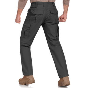 Pantalon cargo populaire pour homme en tissu coton, multi-poches, look classique, pantalon d'extérieur pour homme en vente - Product Image 2