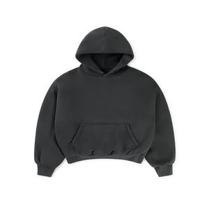 Sudadera con Capucha para Hombre, 100% Algodón, Forro Polar de Invierno, Manga Larga, con Bolsillos Grandes, Abrigo Cálido - Product Image 4