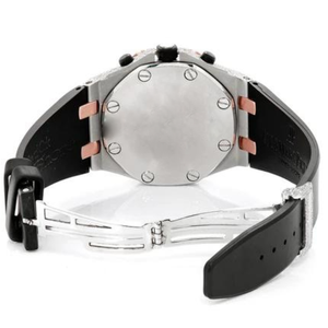 นาฬิกาโมอิสซาไนต์คุณภาพดีแบบกำหนดเอง ประดับเพชร VVS สไตล์ฮิปฮอป ของขวัญสำหรับผู้ชาย - Product Image 4