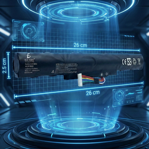 Batteria agli Ioni di Litio di Ricambio 14.8V/2200-2600mAh per Acer E5/F5/E15 Compatibile con AS16A5K/AS16A7K/AS16A8K-Nera - Product Image 3