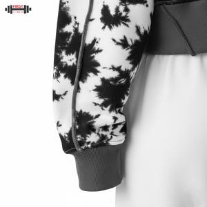 2025 alta calidad en blanco recortado hombres Invierno Polar algodón Regular Fit Pullover Hoodie 300gsm Anti-Pilling transpirable a prueba de viento - Product Image 3