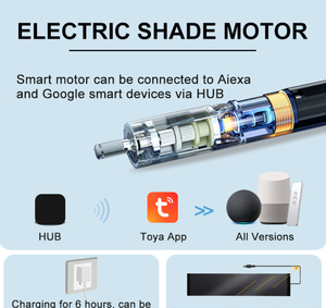 뜨거운 판매 수동 전동 얼룩말 블라인드 창 롤러 쉐이드 전동 롤러 블라인드 쉐이드 & 셔터 창 덮개 - Product Image 3