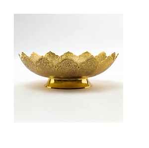 Tazón de fruta y ensalada de Metal de estilo moderno de lujo, tamaño personalizado con precio para servir y Mezclar alimentos para uso comercial - Product Image 2