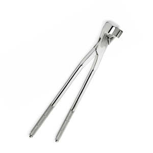 Forceps dentaire vétérinaire manuel artisanal en acier inoxydable, extraction des molaires équines, mâchoire dentelée, instrument chirurgical de base - Product Image 1