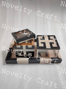 Quemador de incienso de resina personalizable Bakhoor con bandeja y caja acrílica para uso religioso Devolver regalos de la empresa de fabricación - Product Image 2