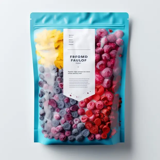 India factory 2023 3 Side Seal Packaging Matte Gloss Fruits Candy With Ziplock Vegetable Seed Smell Resistant Food Bag items