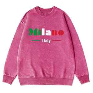 Sudadera con capucha de gran tamaño para hombre, Sudadera estampada, Jersey de algodón informal a la moda, ropa lavada para parejas - Product Image 4