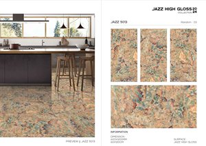 Carreau de porcelaine Statuario 600x1200mm finition brillante design européen grand format pour intérieurs modernes projets haut de gamme - Product Image 3