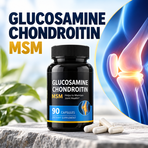 Capsules de Glucosamine, Chondroïtine et MSM Naturelles Marque Blanche OEM – 90 Comprimés – Complément de Soutien Articulaire pour Adultes – Personnalisable - Product Image 4