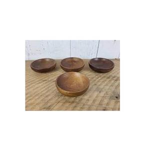 Cuenco de madera de tamaño Mini para el hogar, vajilla de uso con el mejor diseño, tazón de madera de color natural pulido brillante para la venta - Product Image 5