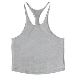 Camiseta Deportiva de Tirantes para Hombre, Color Sólido, Algodón, para Gimnasio, con Logotipo Estampado, Chaleco Deportivo para Hombre Musculoso - Product Image 4