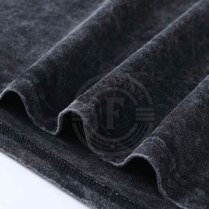 Vêtements de mode grande taille pour hommes, t-shirts délavés à l'acide, t-shirts délavés à l'acide de haute qualité à col rond pour hommes - Product Image 5