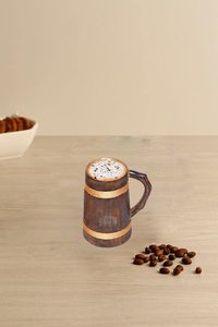 แก้วเบียร์ทำด้วยมือคุณภาพสูงพร้อมของตกแต่งโต๊ะดีไซน์คลาสสิกและอุปกรณ์เสริมที่มีด้ามจับไม้ทนทาน - Product Image 6