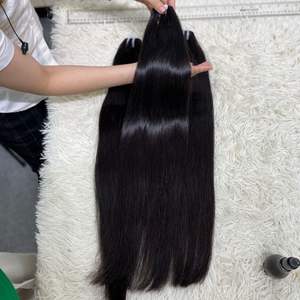 Vente en gros d'extensions de cheveux humains bruts droits vietnamiens à cuticule alignée donneur unique soyeux lisse de Hairvietnam - Product Image 3