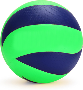 High Grade Durable Green PU Volleyball Size 5 – <b>Training</b> <b>Ball</b> for Men & Women with Customizable Design Options Made In pakistan - Product Image 2