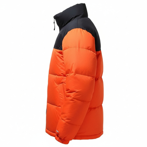 Veste matelassée respirante en coton 100% de haute qualité North-Face à col montant avec logo frontal, pour homme, pour l'hiver - Product Image 3