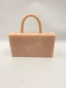 Bolso de Mano de Resina Hecho a Mano de Lujo para Mujer |   Bolso de Noche Acrílico con Acabado Brillante |   Bolso de Mano para Bodas, Fiestas de Novia y Fiestas Nocturnas - Product Image 5