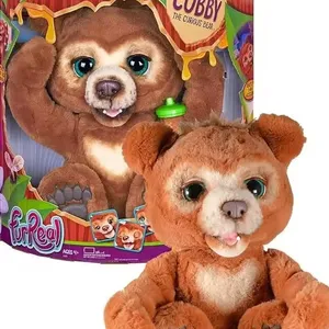 New FurReal Cubby The Curious Bear Interactive Plush Toy, Ages 4 & Up doll