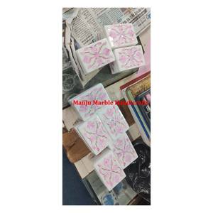 Caja de incrustaciones de mármol hecha a mano, el mejor precio de venta de fábrica, joyero de arte Floral de concha de mar perla madre para embalaje de artículos de regalo - Product Image 4