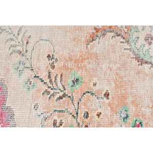 Alfombra Turca de 1.9x3.8 pies, Alfombra Vintage, Alfombra de Lana con Puntos Blancos - Product Image 4