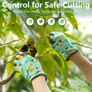 Confort Fit Nitrile Gants de jardinage Anti-dérapant Respirant Étanche Résistant à la chaleur Résistance aux coupures Équipement de protection extérieur - Product Image 4