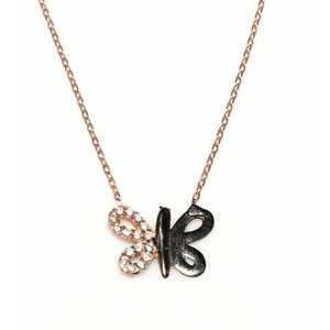 Collier papillon en argent sterling 925 plaqué or, style tendance, cadeau idéal - Product Image 6