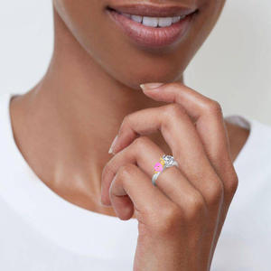 Jeulia Hug Me at My Own Pace Two Tone Snail Sterling Silver Ring - Product Image 6