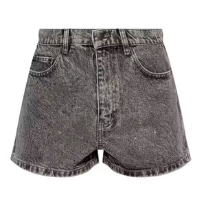 Fashion Acid Wash High Waisted Breathable Cotton Women Shorts for Festival or Beach Look 2025 - Product Image 1