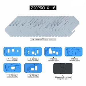 26 in 1 Mijing Z20Pro scheda madre media strato BGA Reballing Stencil Platform dispositivo per <span class=keywords><strong>X</strong></span> S Max 11 12 13 14 15 16 Plus Pro Max - Product Image 3