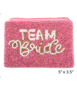 Pochette à main dernier modèle, porte-monnaie brodé de perles et de couleurs personnalisées pour femme et fille - Product Image 5