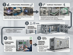 Sistema de Almacenamiento de Energía en Contenedores Industriales de 1 MW, Almacenamiento de Energía Escalable para Reducción de Picos de Demanda, Integración Solar y Energía de Respaldo - Product Image 5