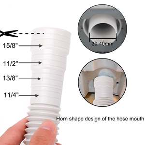 1.5M Universal Wash <span class=keywords><strong>Machine</strong></span> Vidange Hosess Extension Outlet Water Connection Tuyaux Remplacements, manguera lavadora - Product Image 3