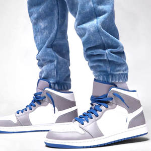 Joggers de lona desgastada de alta calidad vintage, secado rápido, transpirable, ropa deportiva informal y de peso pesado - Product Image 3