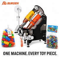 Machine automatique certifiée CE pour le conditionnement en sacs maillés, pour le comptage et le pesage de jouets, blocs de construction et billes, antistatique, 30 sacs/min, production rapide, vente au détail