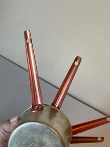 Ensemble de 8 tasses à mesurer en métal plaqué or avec poignée en laiton Offre Spéciale outils de cuisine en acier inoxydable à faible coût - Product Image 4