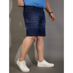 Shorts en jean pour hommes Slim Fit avec détails de déchirure et tissu doux pour le confort par temps chaud Shorts en jean de style robuste pour hommes - Product Image 2