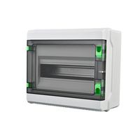 Boîte de distribution étanche en plastique domestique Boîte d'alimentation montée en surface extérieure Disjoncteur série HA IP65 Boîte d'ouverture vide