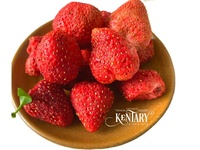 Gefreeze-droogde aardbeien, zoet, hoogwaardig fruit, gemaakt in Vietnam, veganistisch, beste prijs, geen conserveermiddelen, niet-GMO, bulkverpakking