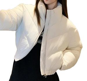 Veste d'hiver tendance pour femme, veste matelassée imperméable personnalisée, fabricant de vestes légères en gros, veste à fermeture éclair 2026 - Product Image 3