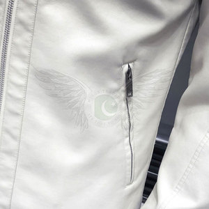 Service OEM, veste en cuir à fermeture éclair, style tendance, haute qualité, manches longues, hiver, homme, logo sur le devant, respirante, séchage rapide - Product Image 6