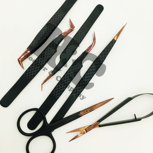 Pinzas de Alta Calidad de Acero Inoxidable, Juego de Pinzas para Pestañas de Primera Calidad, Ofertas Destacadas, Logotipo, Embalaje Sostenible, Pinzas Planas para Pestañas de Visón - Product Image 6