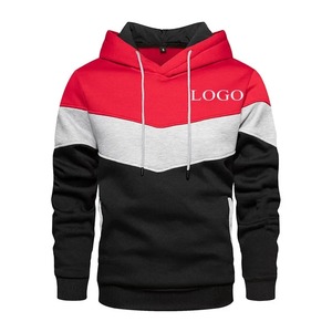 Sudadera con Capucha de Moda 2024 con Diseño Personalizado, Logotipo o Imagen de Marca Propia, Personalizable en Cualquier Lugar, para Hombre y Mujer, Estilo Color Blocking, Nuevo - Product Image 4