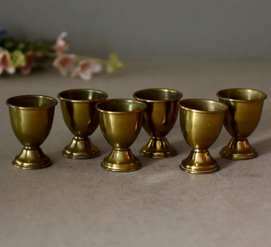 ถ้วยไข่ทองเหลืองสำหรับงานหัตถกรรมถ้วยขัดทองถ้วยไข่ต้มแบบแข็ง - Product Image 3