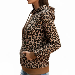 Vêtements décontractés pour femmes Mode Sweat-shirts à manches longues à imprimé léopard Nouvelle mode Vêtements d'hiver pour femmes Sweat-shirt à capuche - Product Image 6