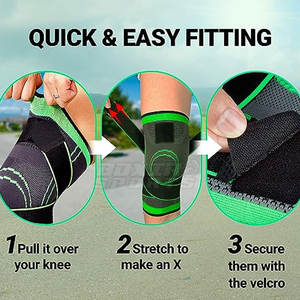 Nouveau stock de bandelettes de genou entièrement personnalisées de qualité supérieure et de dernière conception de bandelettes de genou Offre Spéciale - Product Image 5